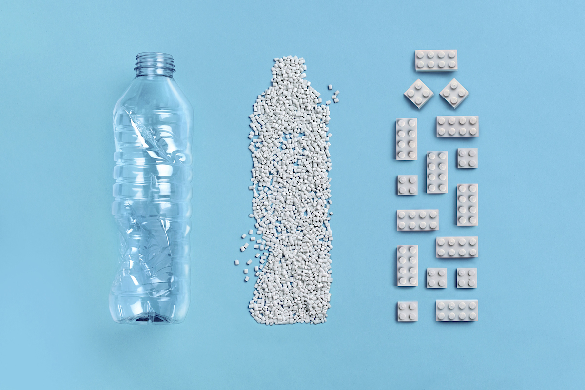 Rinnovabili • mattoncini lego plastica riciclata