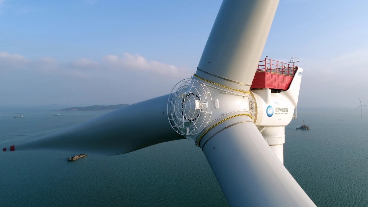 Turbina eolica offshore da record: dalla Cina 16 MW e 264 m di altezza
