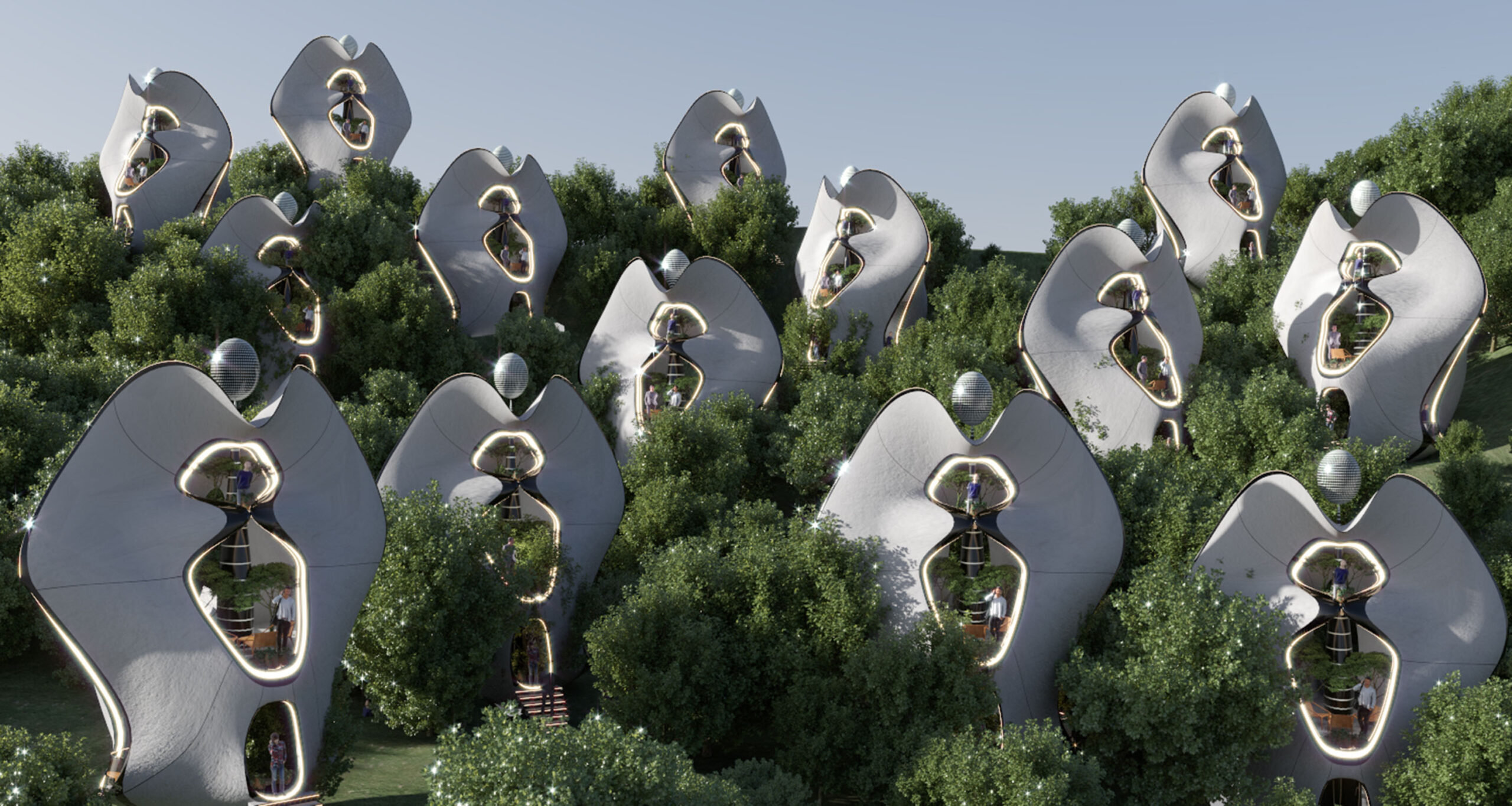 Exosteel i moduli in acciaio stampato in 3D - credits Mask Architects