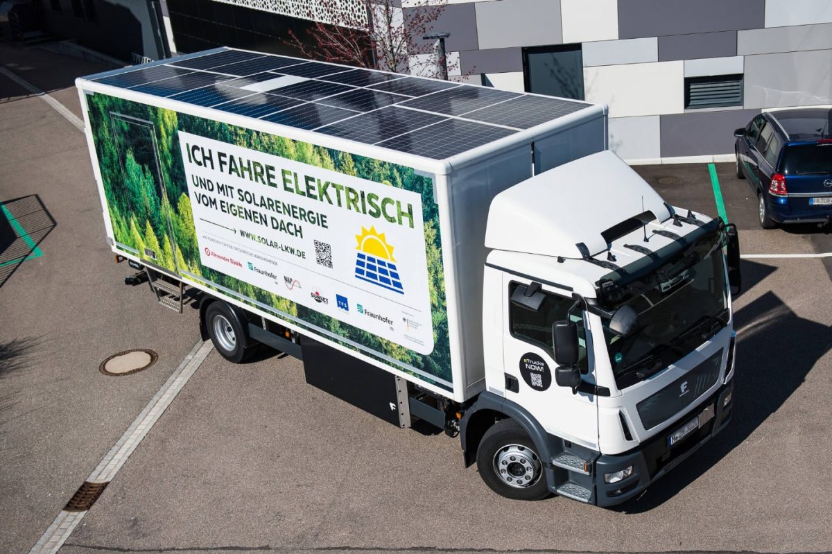 Rinnovabili • camion elettrico fotovoltaico