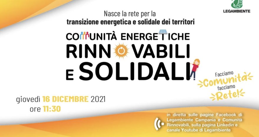 Rinnovabili • Comunità Energetiche Rinnovabili e Solidali