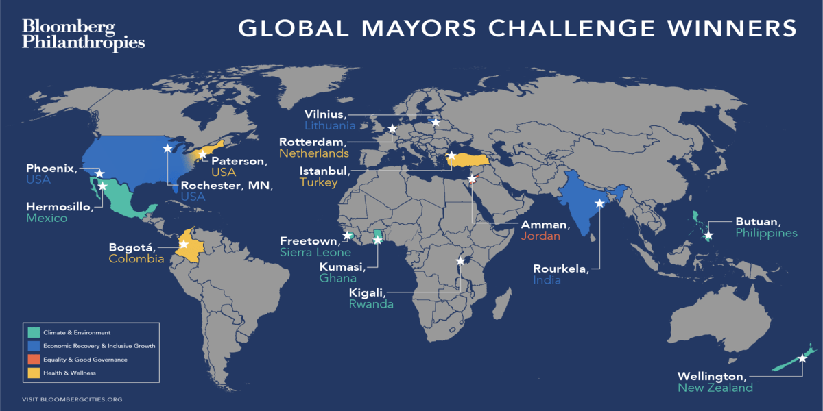 Global Mayor Challenge credits: Bloomberg Philanthropies 