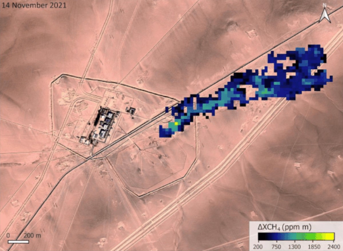 Rinnovabili • Perdite di metano: il maggiore hub del gas dell’Algeria ha leak da 40 anni