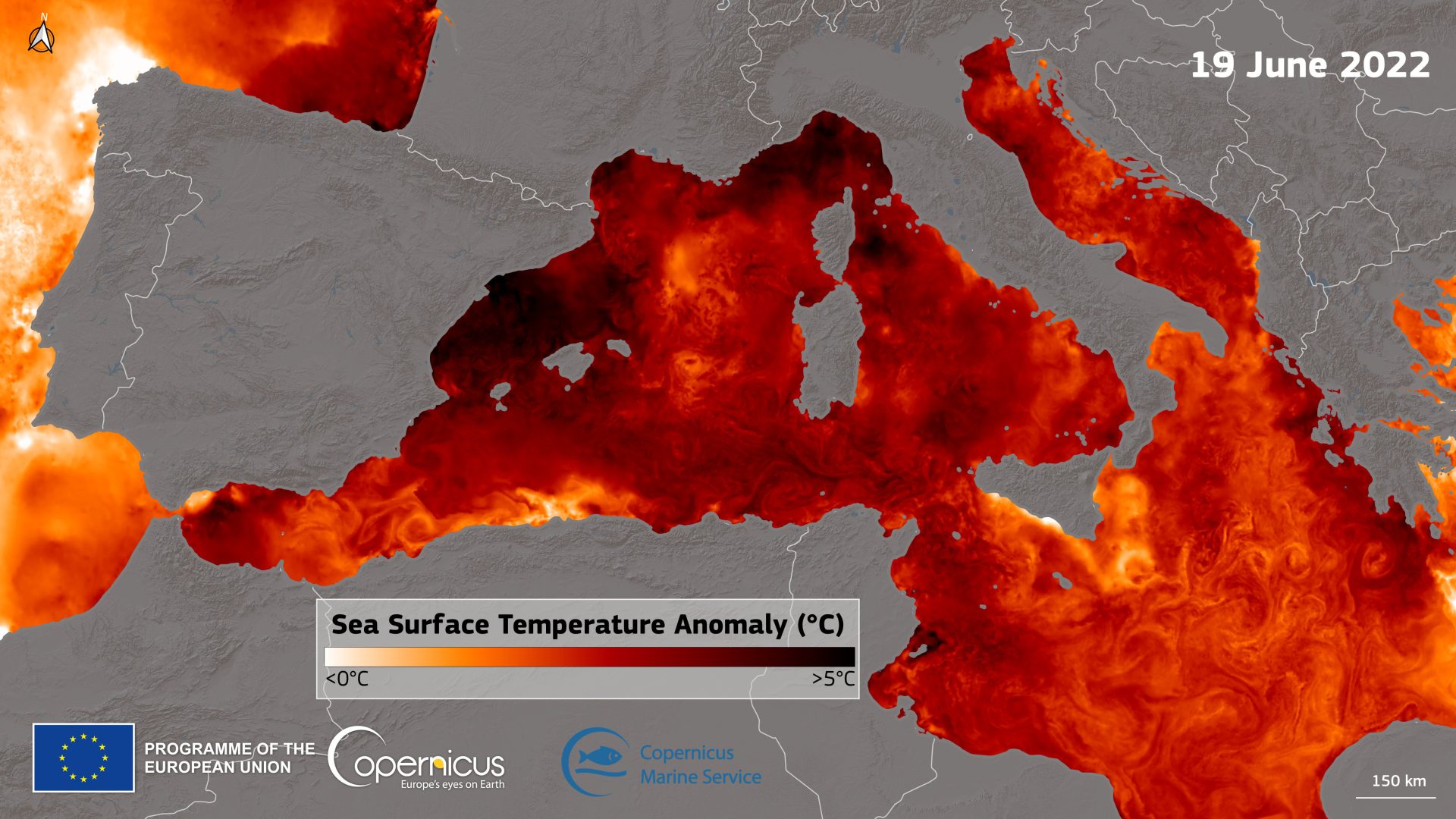Rinnovabili • Ondate di calore marino: Mediterraneo rovente come nel 2003