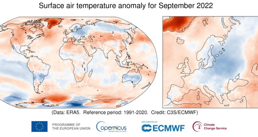 Rinnovabili • Riscaldamento globale: Groenlandia +8°C a settembre