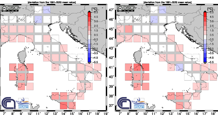 Rinnovabili • Riscaldamento globale: settembre chiude con +0,8°C per l’Italia