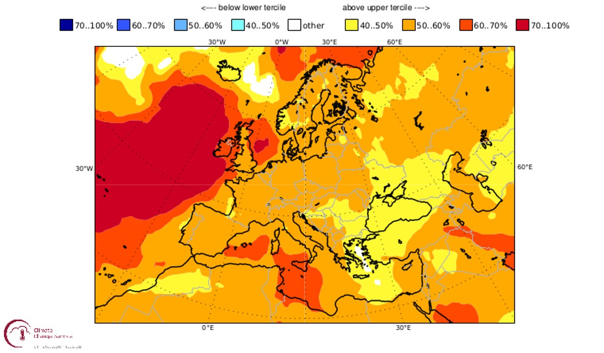 Rinnovabili • Temperature invernali in Europa, Copernicus: “Più caldo della norma”