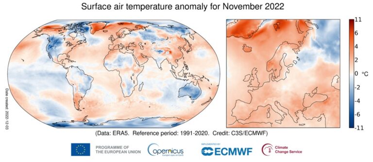 Riscaldamento Globale A Novembre Europa C Pi Calda