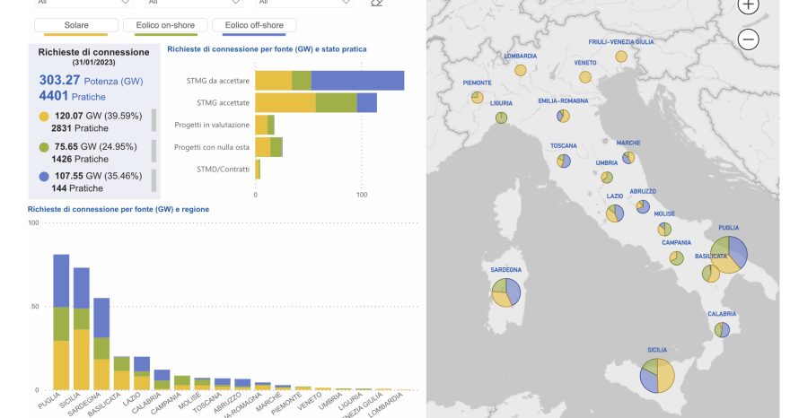 Rinnovabili • mappa connessioni rinnovabili