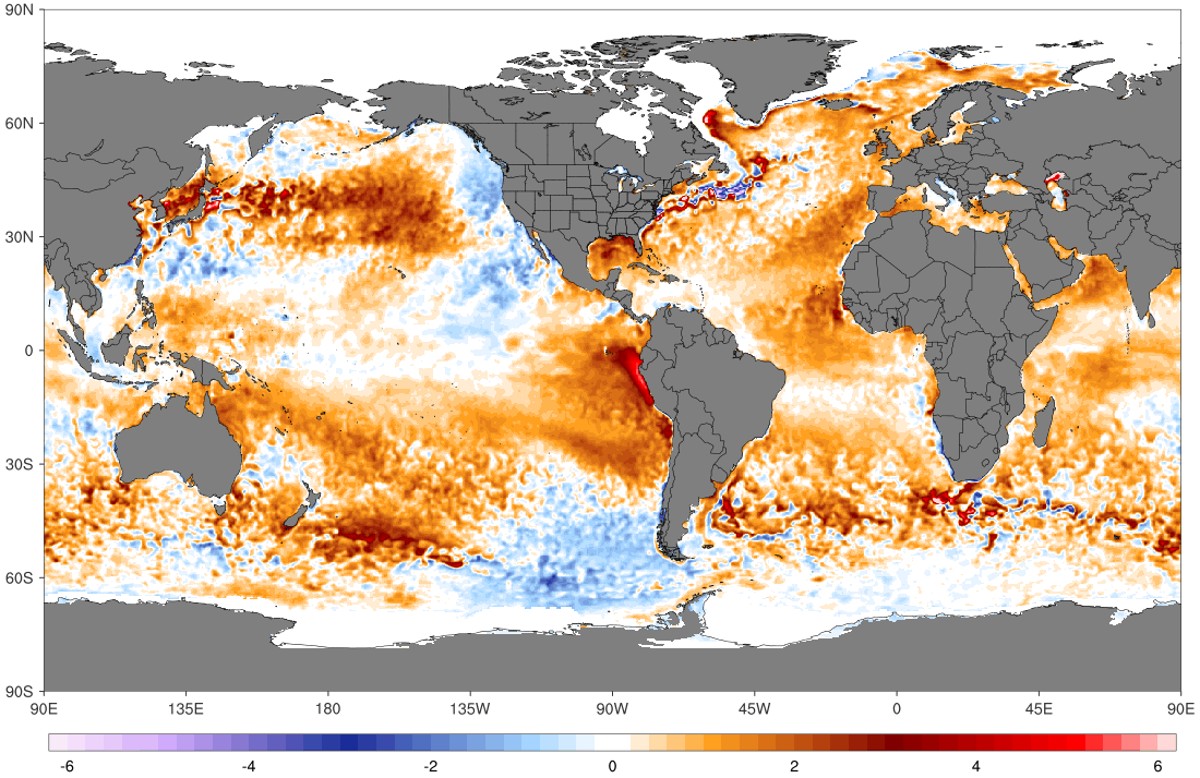 Rinnovabili • Caldo record oceani: nuovo primato con 21,1°C