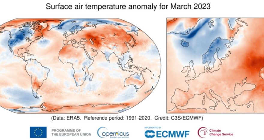Rinnovabili • Riscaldamento globale: è stato il 2° marzo più caldo di sempre