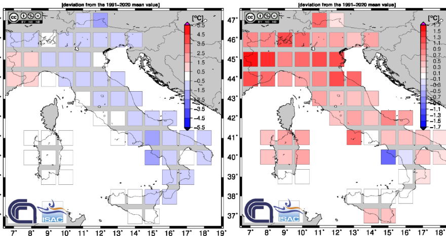 Rinnovabili • Clima Italia aprile 2023: -0,57°C, ma non è un anno fresco