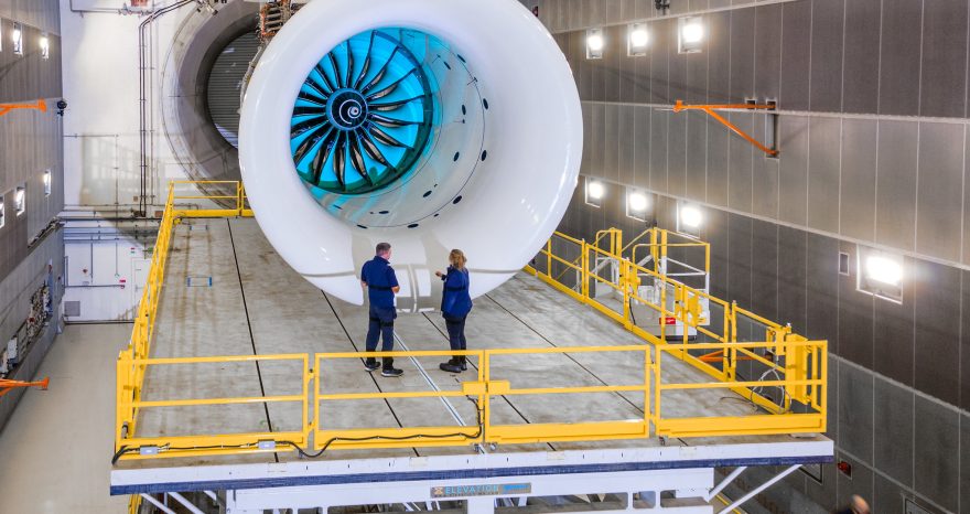 Rinnovabili • Motore aeronautico: Rolls-Royce accende UltraFan, il più efficiente e grande al mondo