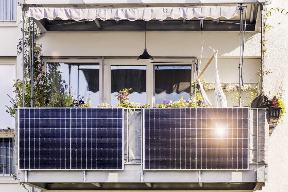 Mini fotovoltaico da balcone