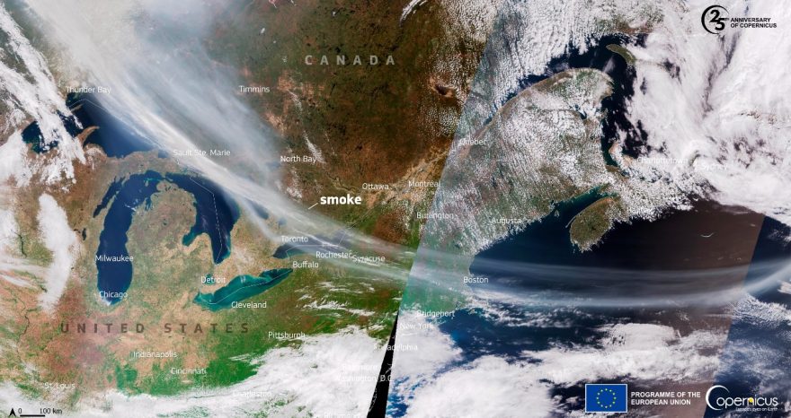 Rinnovabili • Incendi in Canada: emissioni record in appena 6 mesi
