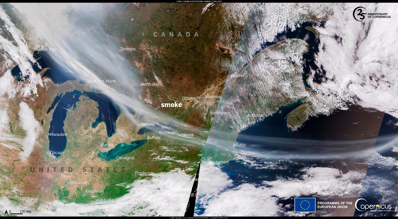 Incendi in Canada: emissioni record in appena 6 mesi