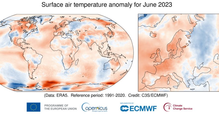 Rinnovabili • Record assoluto di caldo: mai un giugno così bollente