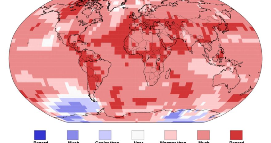 Rinnovabili • Riscaldamento globale 2023: NOAA, 33% di probabilità che il 2024 sarà più caldo