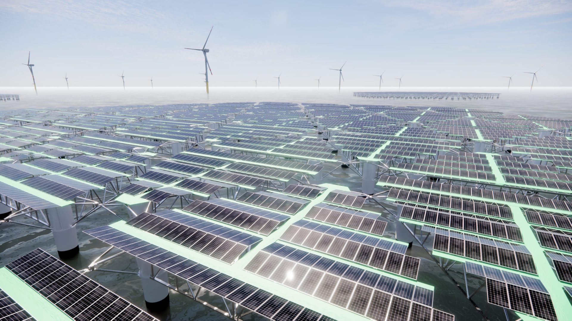 Rinnovabili • progetto solare-eolico galleggiante