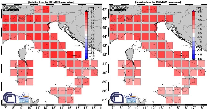 Rinnovabili • Riscaldamento globale Italia: inverno più caldo da 220 anni