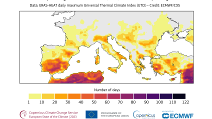 Rinnovabili • Stato del Clima 2023: Copernicus, in Europa è allarme stress da caldo