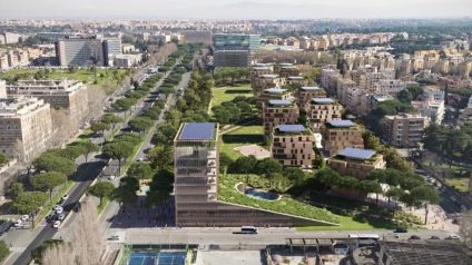 Rinnovabili • L’ex Fiera di Roma diventa la “Città della Gioia” dove il 50% della superficie sarà verde